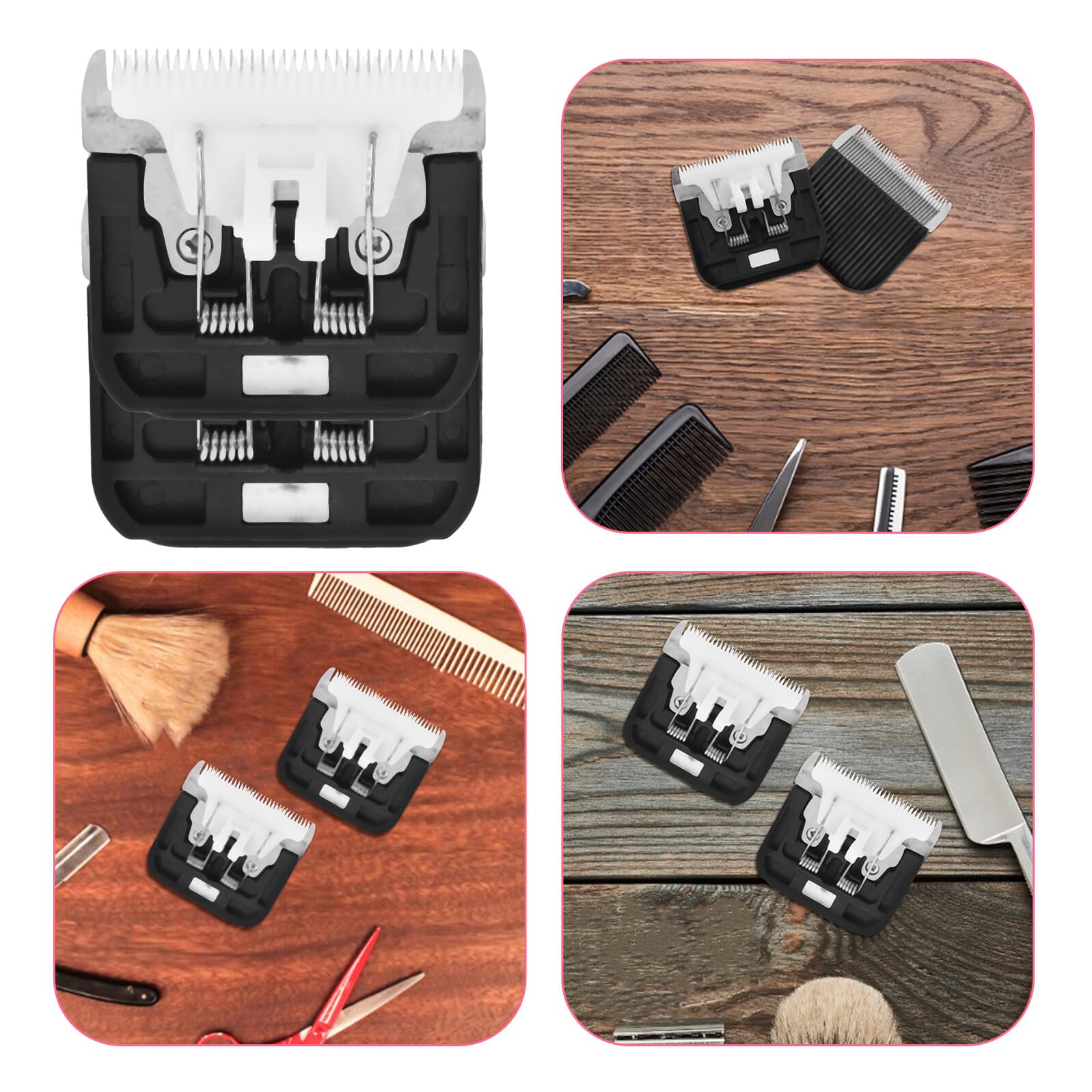 GALPADA 2 Piezas Recambio Cuchillas Cortapelo Perros para Máquina Eléctrica Resistente y Ergonómico Protege Piel Sensible Compatible con Recortadoras Mascotas