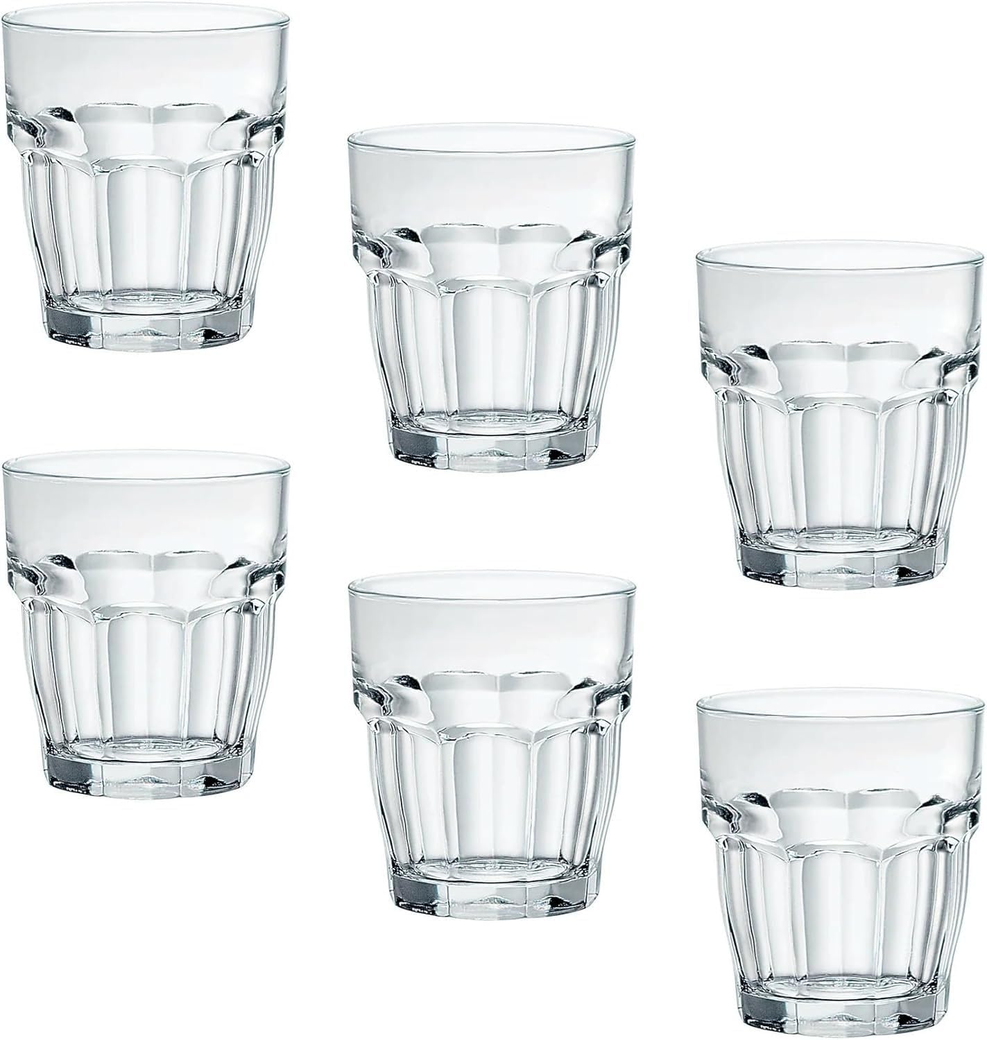 Bormioli Rocco Rockbar 5154327 Pack of 6 Glasses, 27 cl, 6 Units