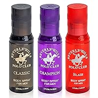 Vista 1 de Beverly Hills Polo Club Colección de spray corporal de 3 piezas: Champion, Classic, Blaze (9 fl oz, diferentes fragancias)