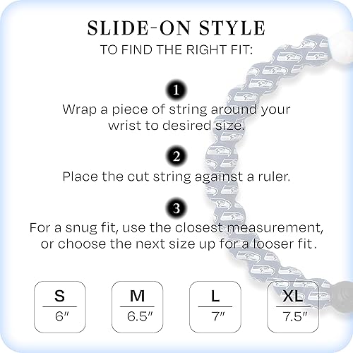 Miniatura 190 de Lokai NFL Football Collection - Pulseras de cuentas para hombres y mujeres, joyería de silicona, pulsera de moda para un ajuste cómodo