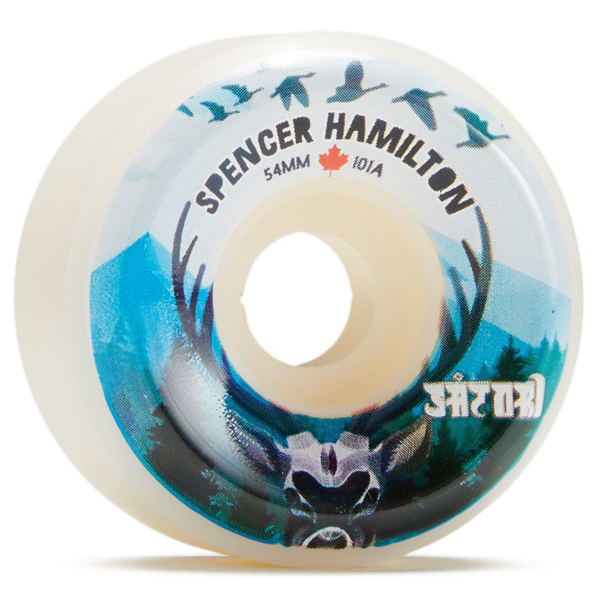Satori Movement Spencer Hamilton Canada Conical 101a Skateboard Wheels - 54mm