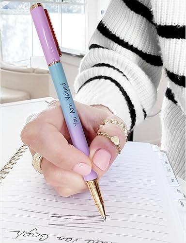 Miniatura 7 de MESMOS Juego de 3 bolígrafos de tinta de gel de punta fina de 0.028 in, regalos de agradecimiento para mujeres, bolígrafos estéticos, bolígrafos