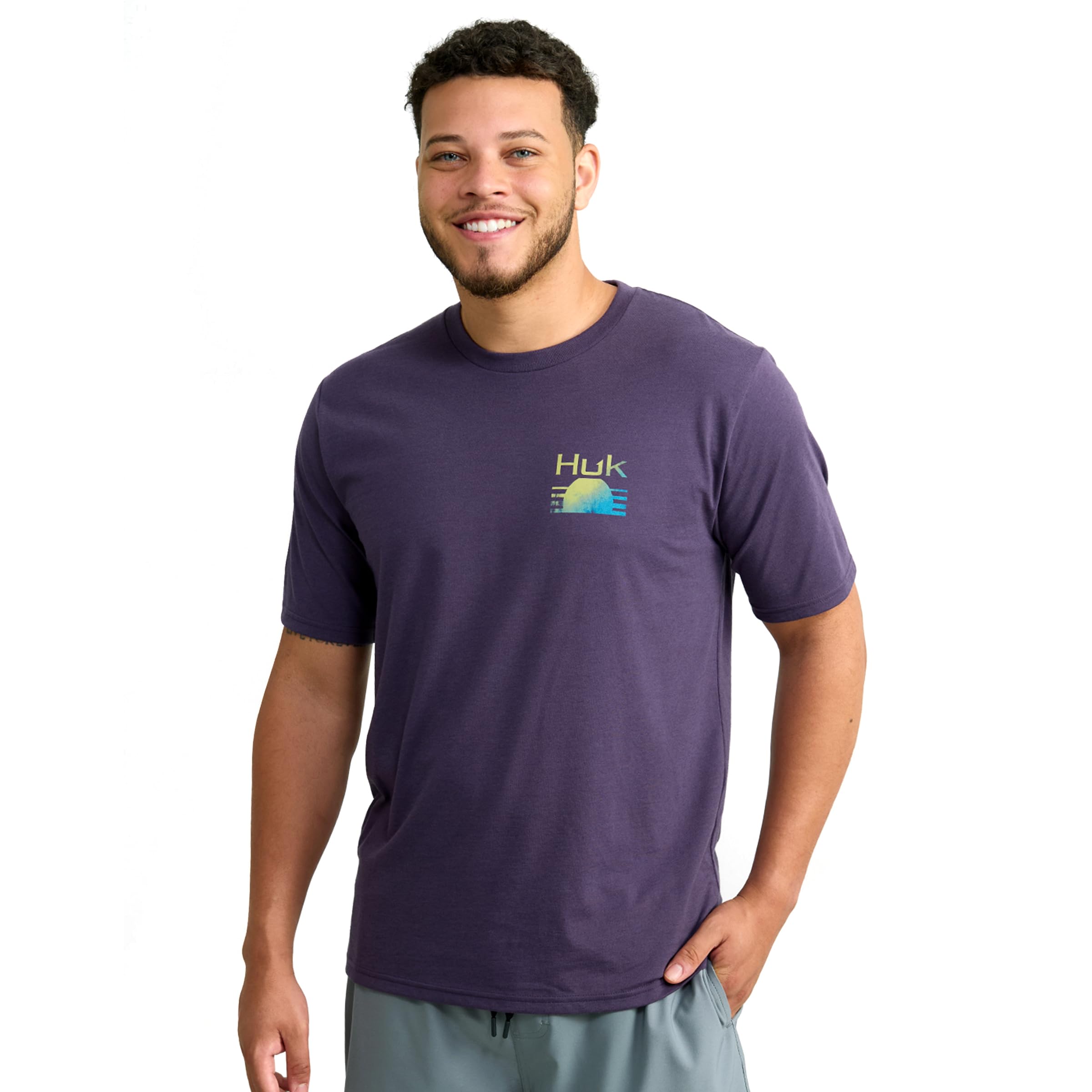 HUK Mens Performance Fishing Logo Tee, Short Sleeve T-Shirt for Men — view 72