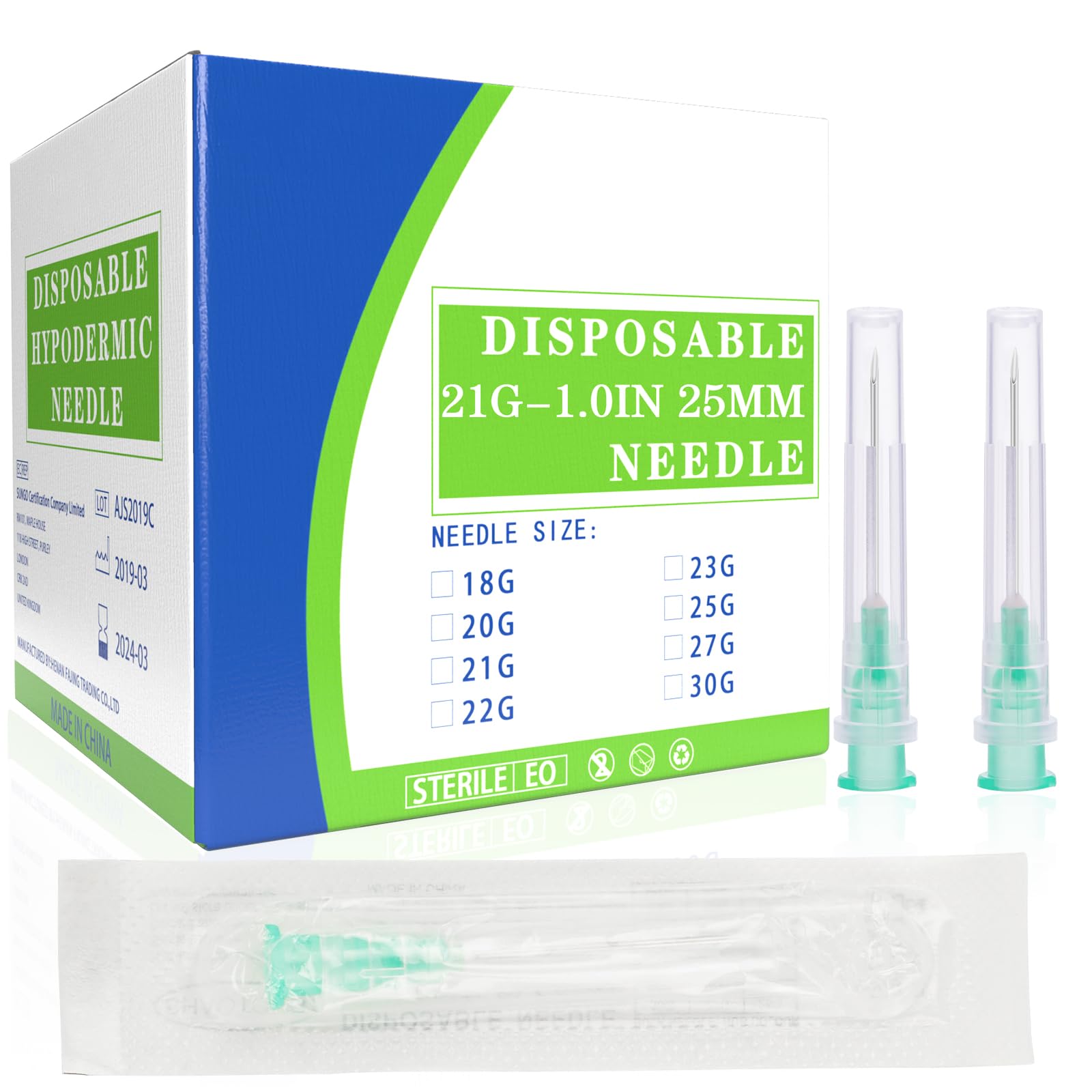 Lab Needles - 100 Pack 25 Gauge -12 Lab Needles - 100 Pack 25 Gauge -12