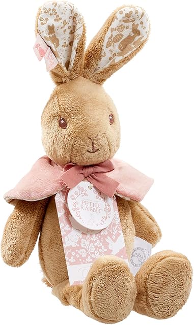 Rainbow Designs Flopsy Bunny Cuddly Toy - Beatrix Potter Rabbit Soft Toy - Super Soft Plush Teddy - Peter Rabbit Gift for Toddlers and Babies