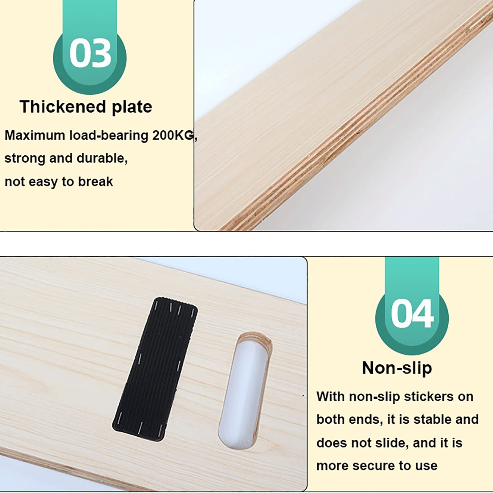 Tavola di trasferimento per vetrini in Legno con Maniglie, Dispositivo di Assistenza per vetrini per pazienti Resistenti per trasferimenti di Anziani e disabili