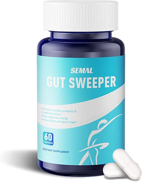 SEMAL Gut Sweeper Intestinal Probiotics for Men and Women - 60 Capsules