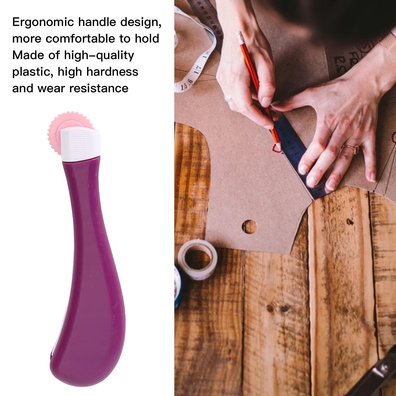 Rueda De Coser, Punta De Aguja, Rueda De Rastreo, Rueda De Coser, Rueda De Rastreo, Herramienta De Costura para Pared De Papel De Tela