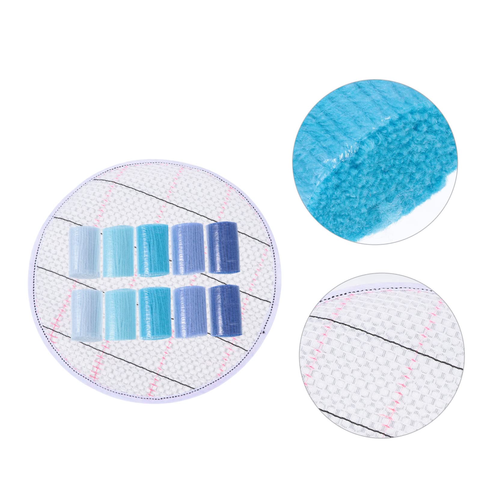 SHINEOFI 3sätze Knüpfwolle Für Teppichgestaltung Aus Acrylfasern Zum Stricken Und Weben Mit Runder Grundfläche Für Kreative Bastelprojekte Handgemachtes Knüpfset Für Teppiche Für
