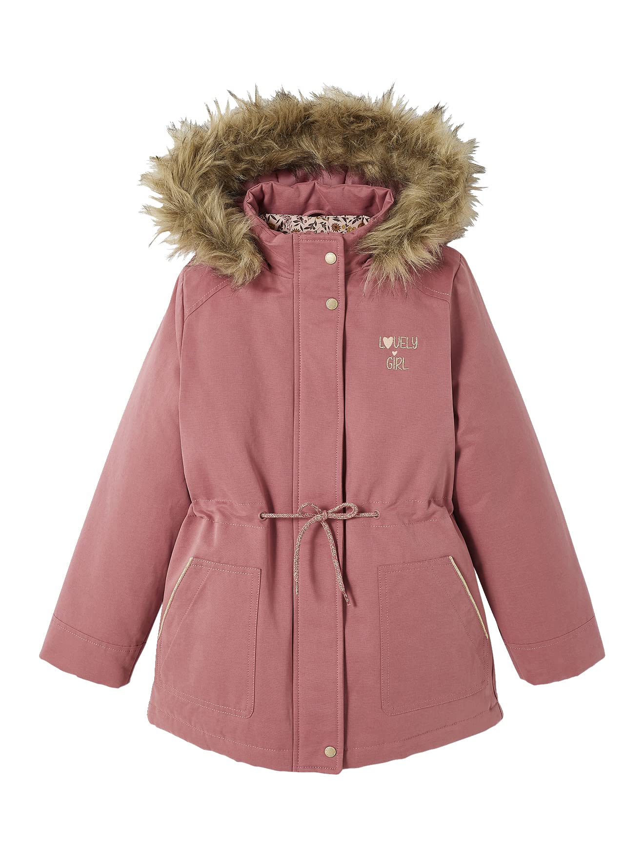VERTBAUDET Parka fille 3 en 1 hiver à capuche PURPLE DARK 12A