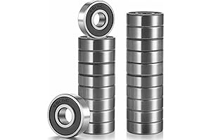 20 Pcs Ceramic Skate Bearings 608 2RS ABEC-7 High Speed Ball Bearings...