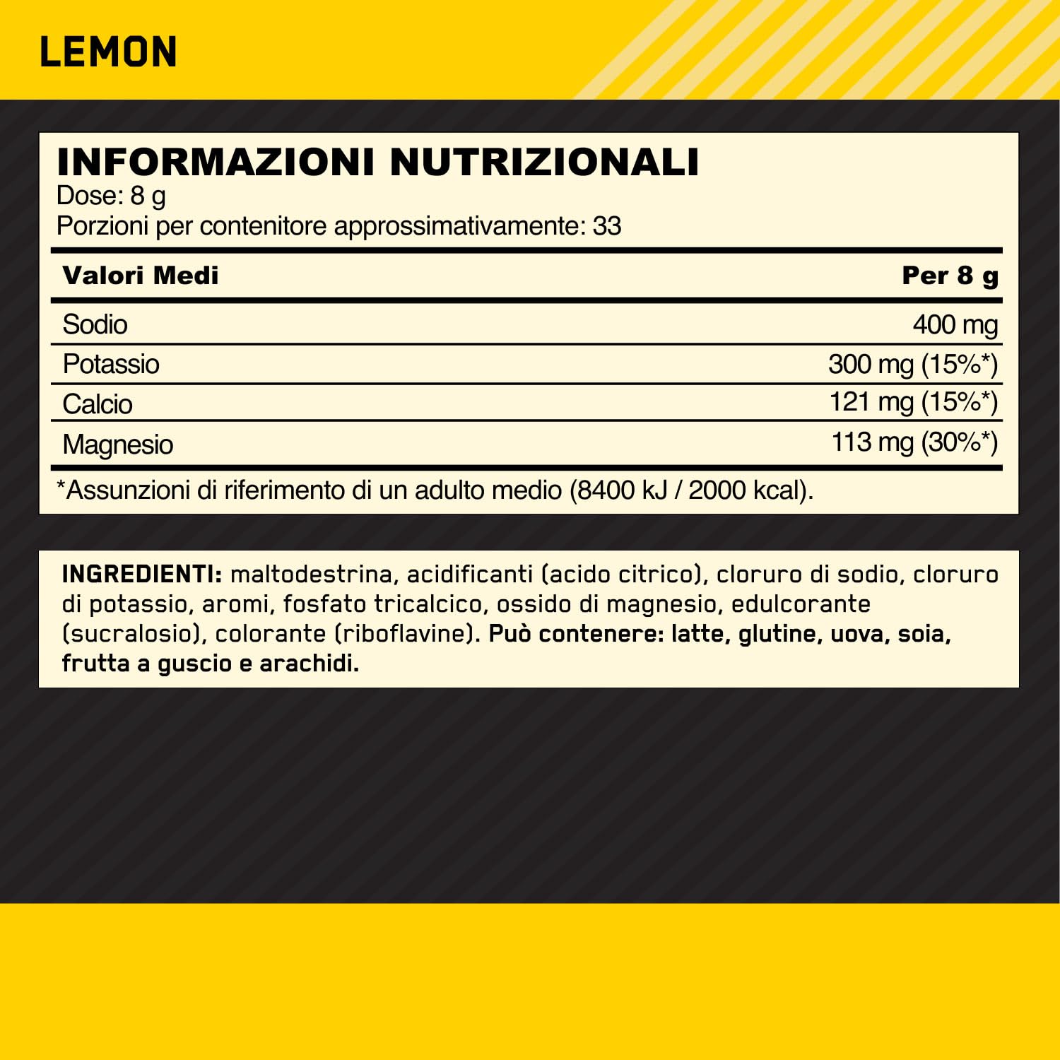 Optimum Nutrition Electrolyte Powder, Integratore di Elettroliti in Polvere, Formula Ready-to-Mix con Sodio, Magnesio e Potassio, per Workout e Allenamenti Intensi, Gusto Limone, 264 g, 33 Porzioni