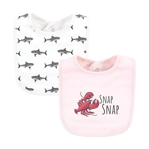 Miniatura 165 de Hudson Baby - Baberos unisex de algodón para bebés, Aviación, talla única