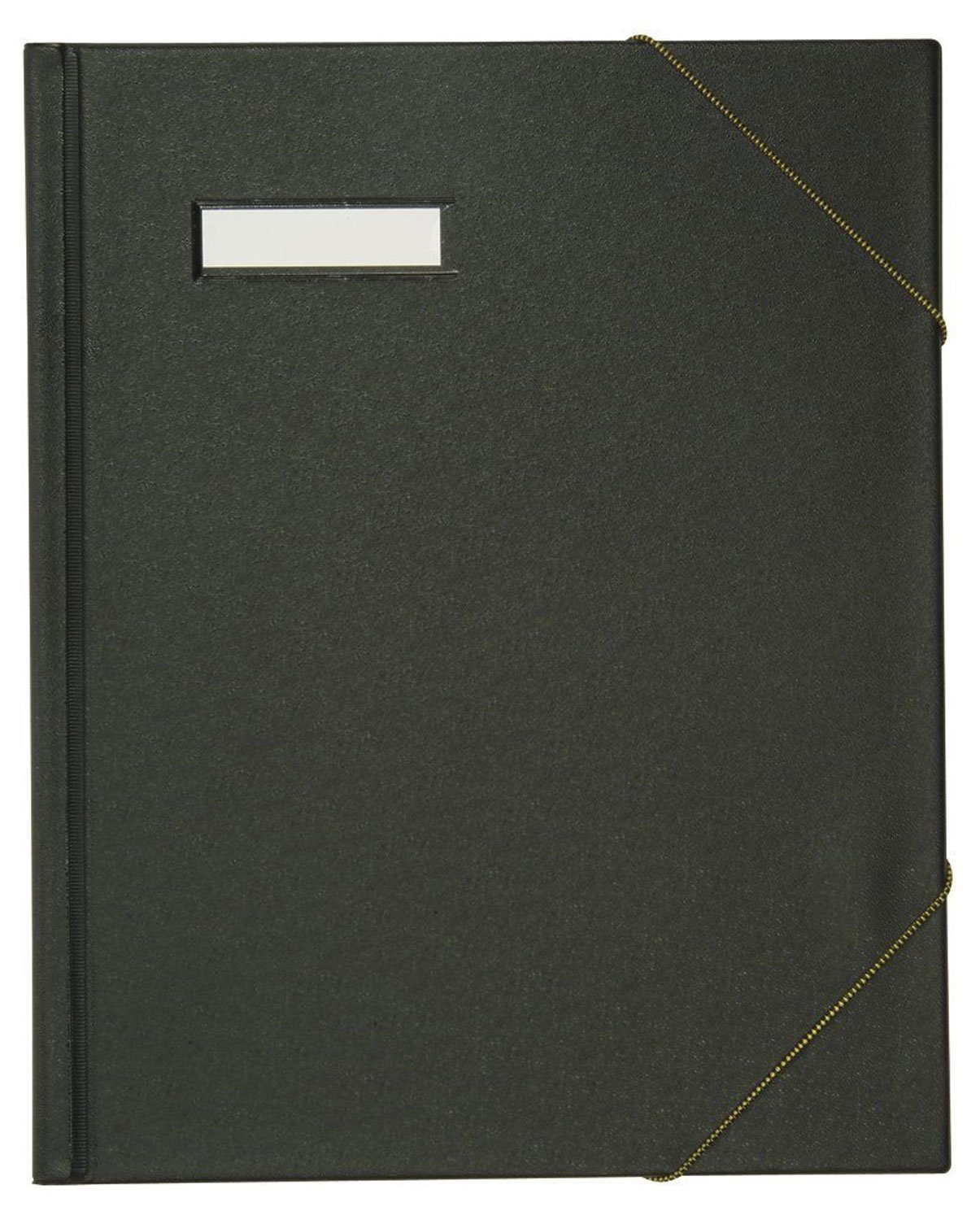 Elba 100420824 Folder with Elastic Band Closure for Collecting and Forwarding Loose Documents for 300 DIN A4 Sheets Black