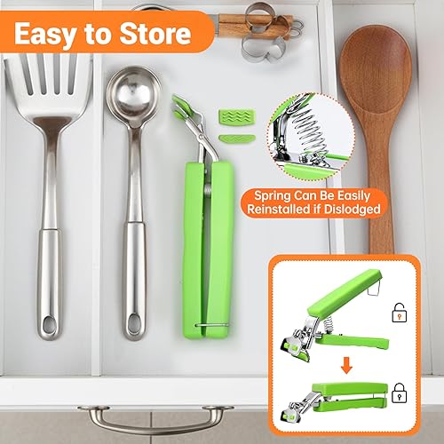 Miniatura 4 de Topoko - Vaporera para vegetales 100% de acero inoxidable, colador para pasta, cesta plegable para diversos tamaños de recipientes