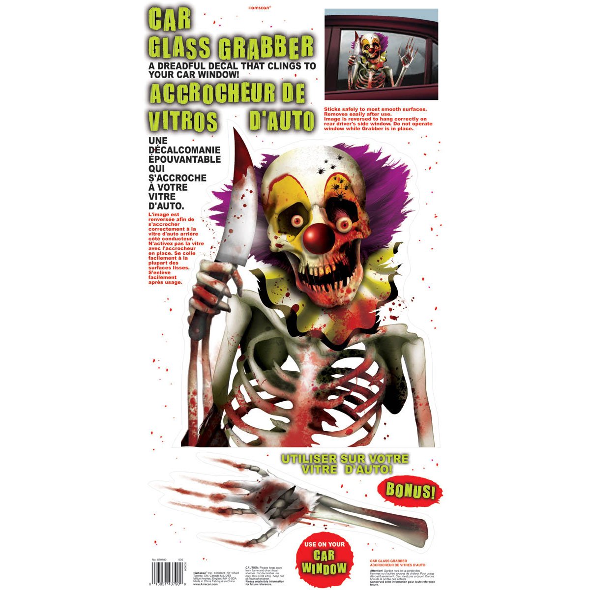 Creepy Carnival Car/Glass Grabber