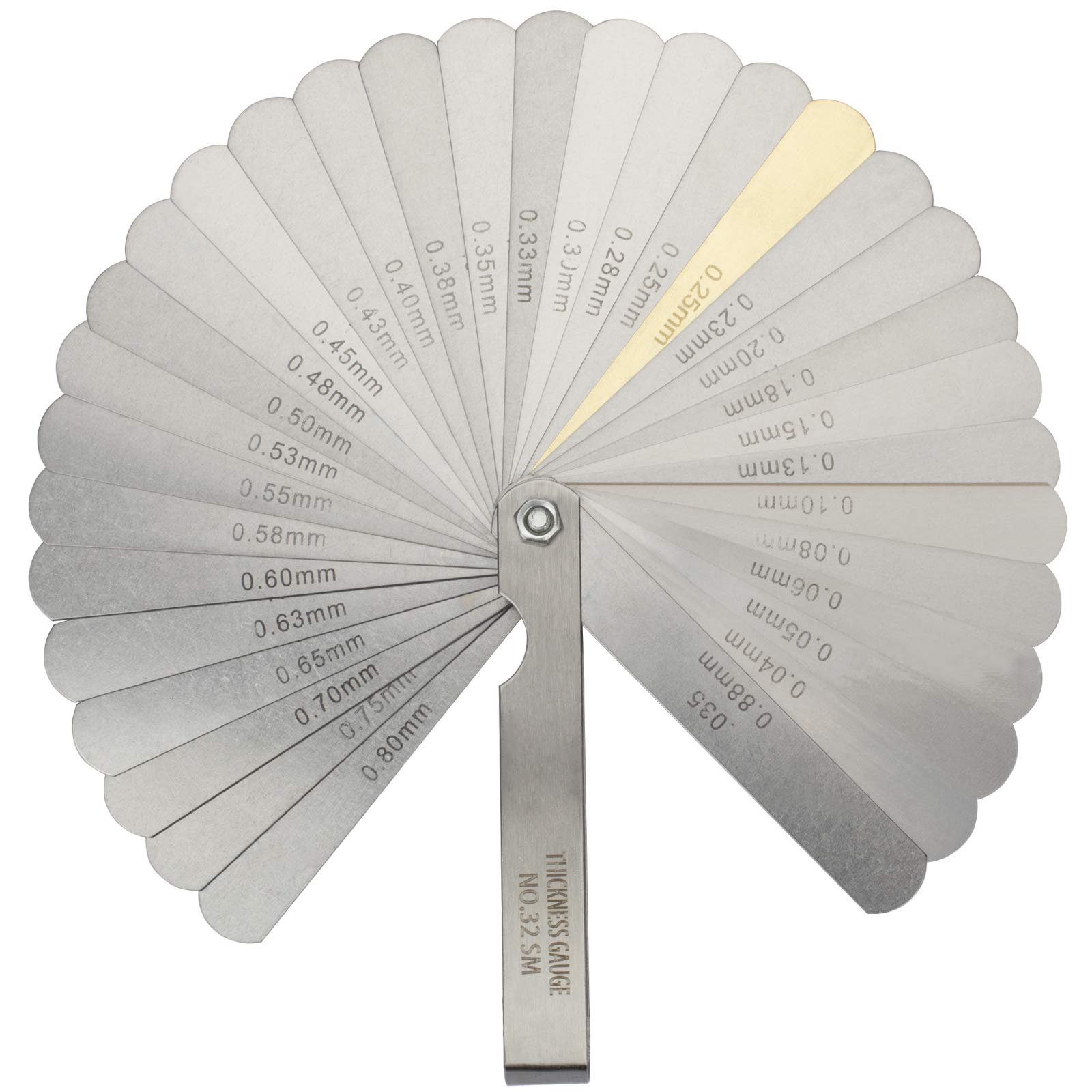 4-Piece Feeler Gauge Set – Stainless Steel, Imperial & Metric, Valve Lash Adjustment Tool