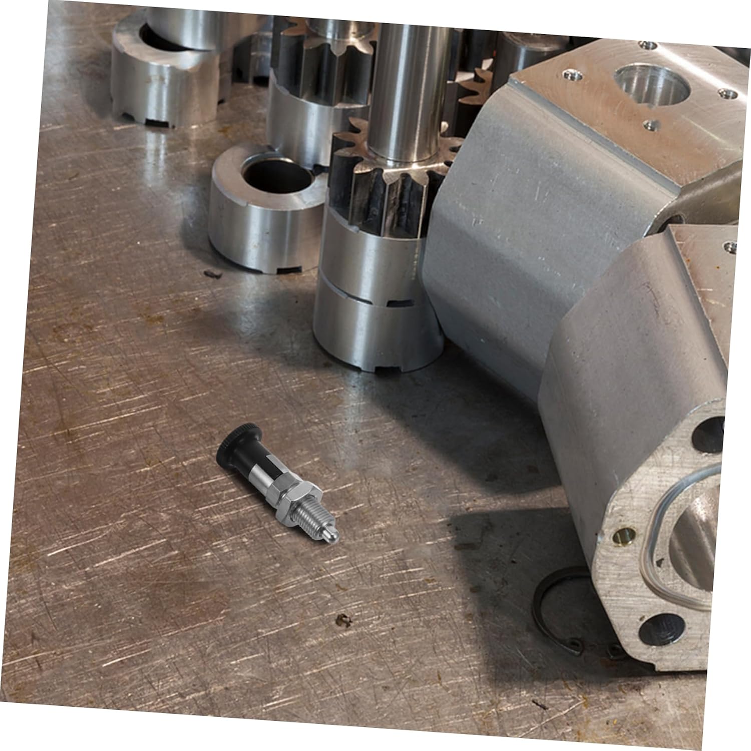 Zerodeko Stainless Steel Spring Indexing Plunger Lock Self-Locking Design for Precise Positioning Applications for Industrial and Mechanical Use