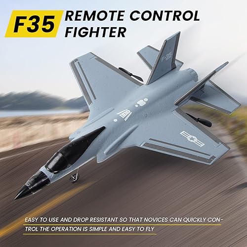 Miniatura 2 de BEHORSE RC Plane F-35 RC Airplane Ready to Fly 2 Channel 24Ghz Remote Control Plane Remote Control Airplanes for Kids Boys Girls Adults Beginners