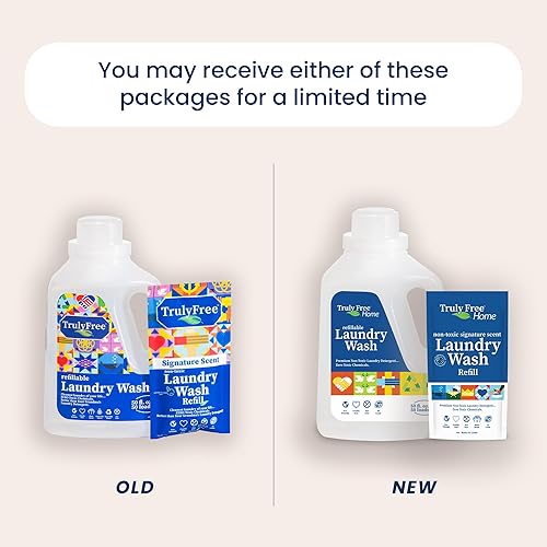 Miniatura 2 de Truly Free Detergente para ropa - Aroma distintivo detergente natural para pieles sensibles 150 cargas