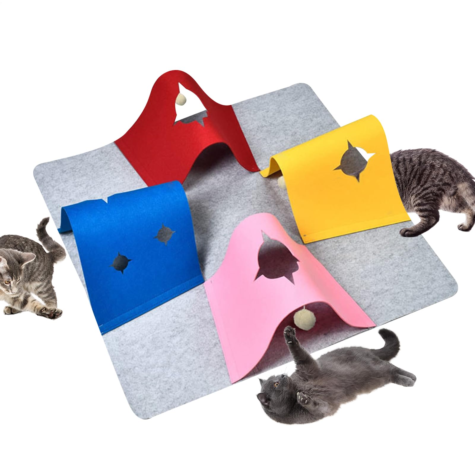 Tapis d'exercice interactif contre l'ennui des chats d'appartement