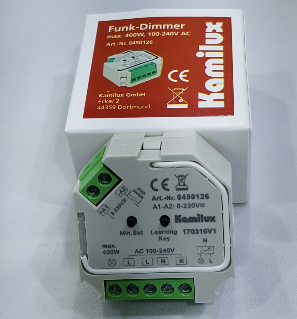 1 x LED Kamilux-DIMMER für den Universal-Einsatz