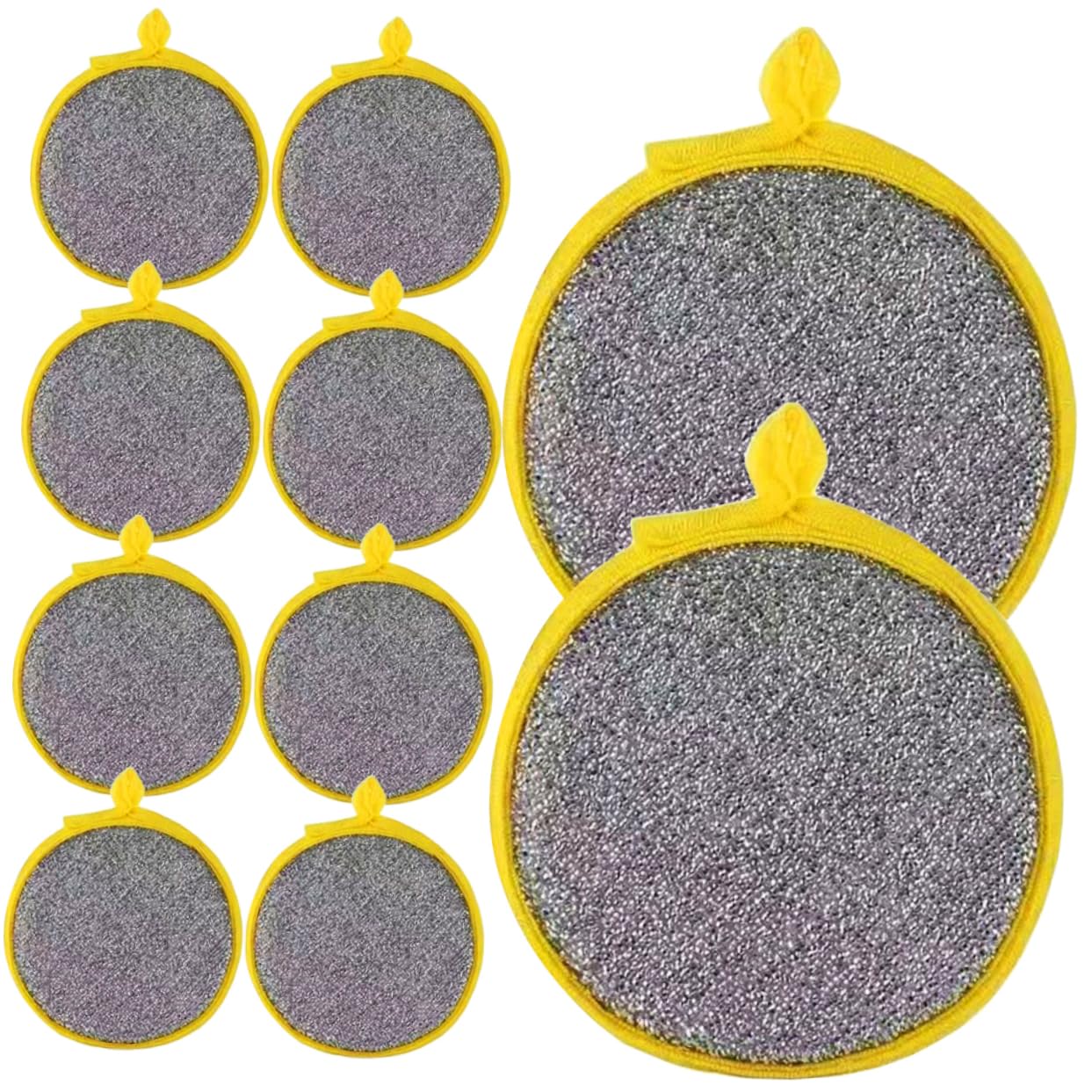 Amosfun 60pezzi Spugne Per Lavare Piatti Spugne Doppio Lato Per Pulizia Efficiente e Rapida Anti-grease e Resistenti Per Cucina e Casa