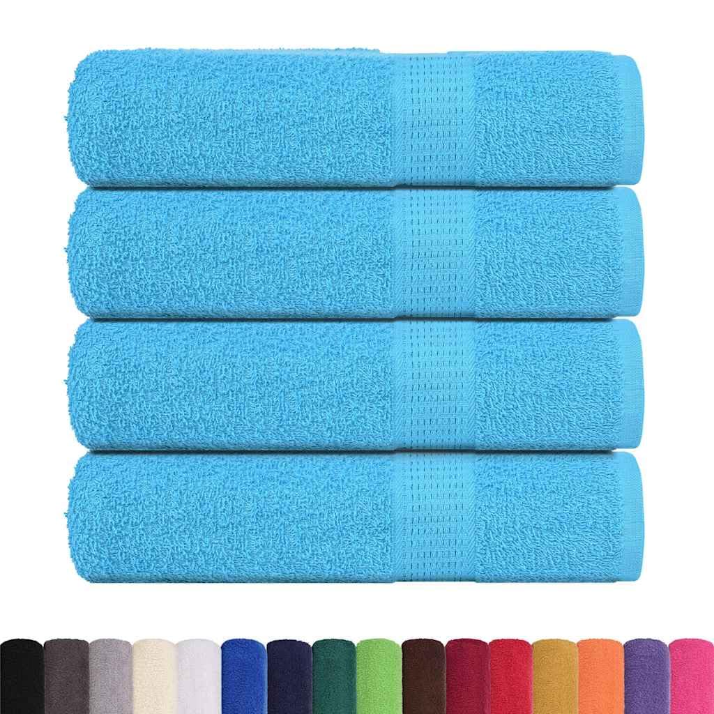 FROGN - Set di 4 asciugamani da doccia, 70 x 140 cm, in cotone, 360 g/m², certificato Oeko-TEX, morbidi e assorbenti, per bagno, asciugamano grande