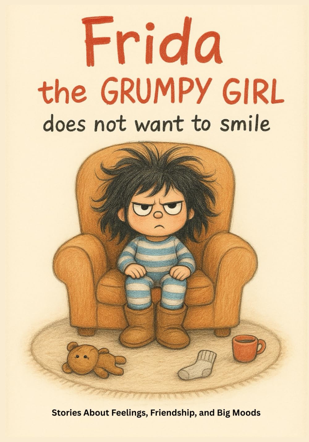 Frida the Grumpy Girl, does not want to smile: Story About Feelings, Friendship, and Big Moods