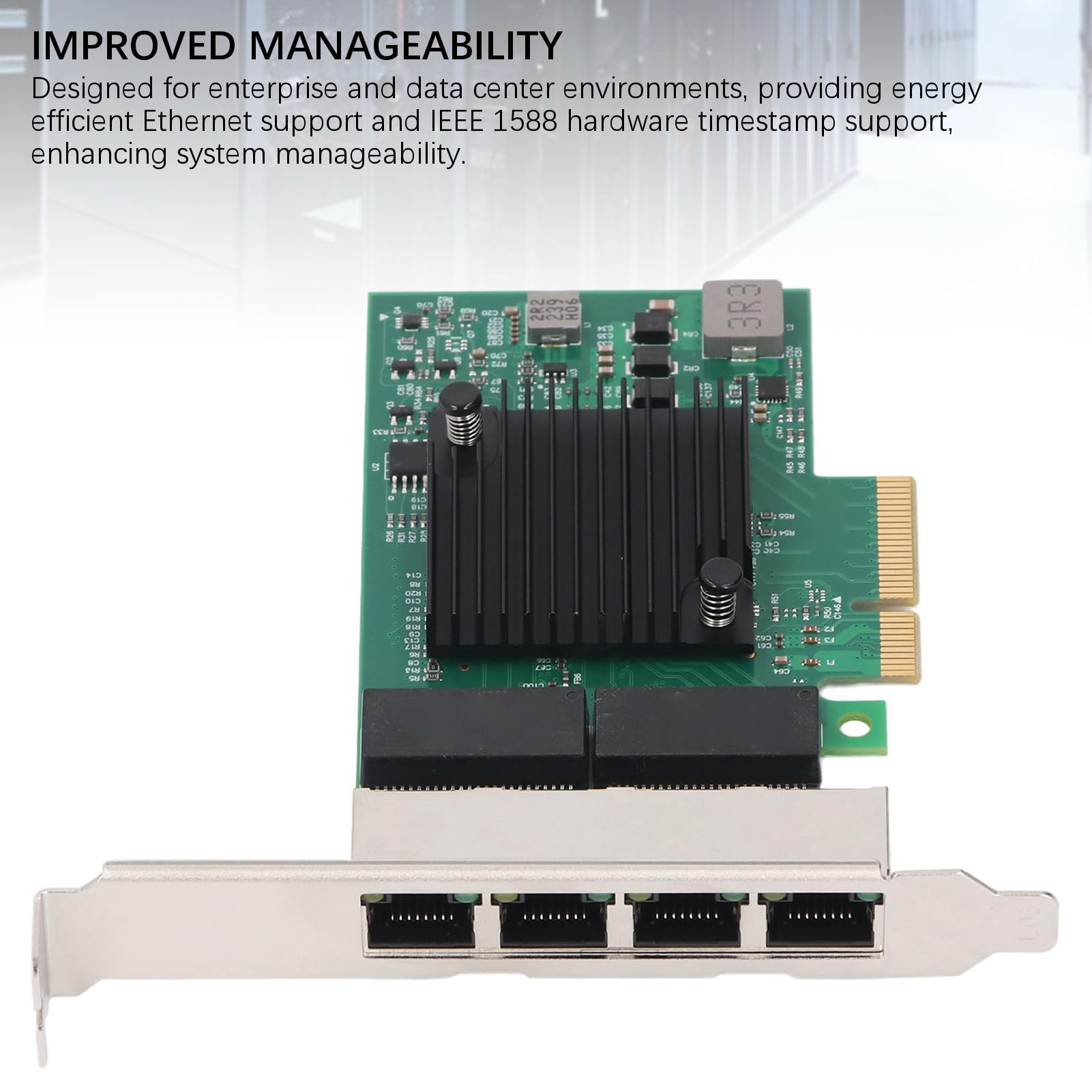 PCIe X4-Gigabit-Netzwerkkarte mit Stabiler Leistung für Desktop-PC-Workstation-Server