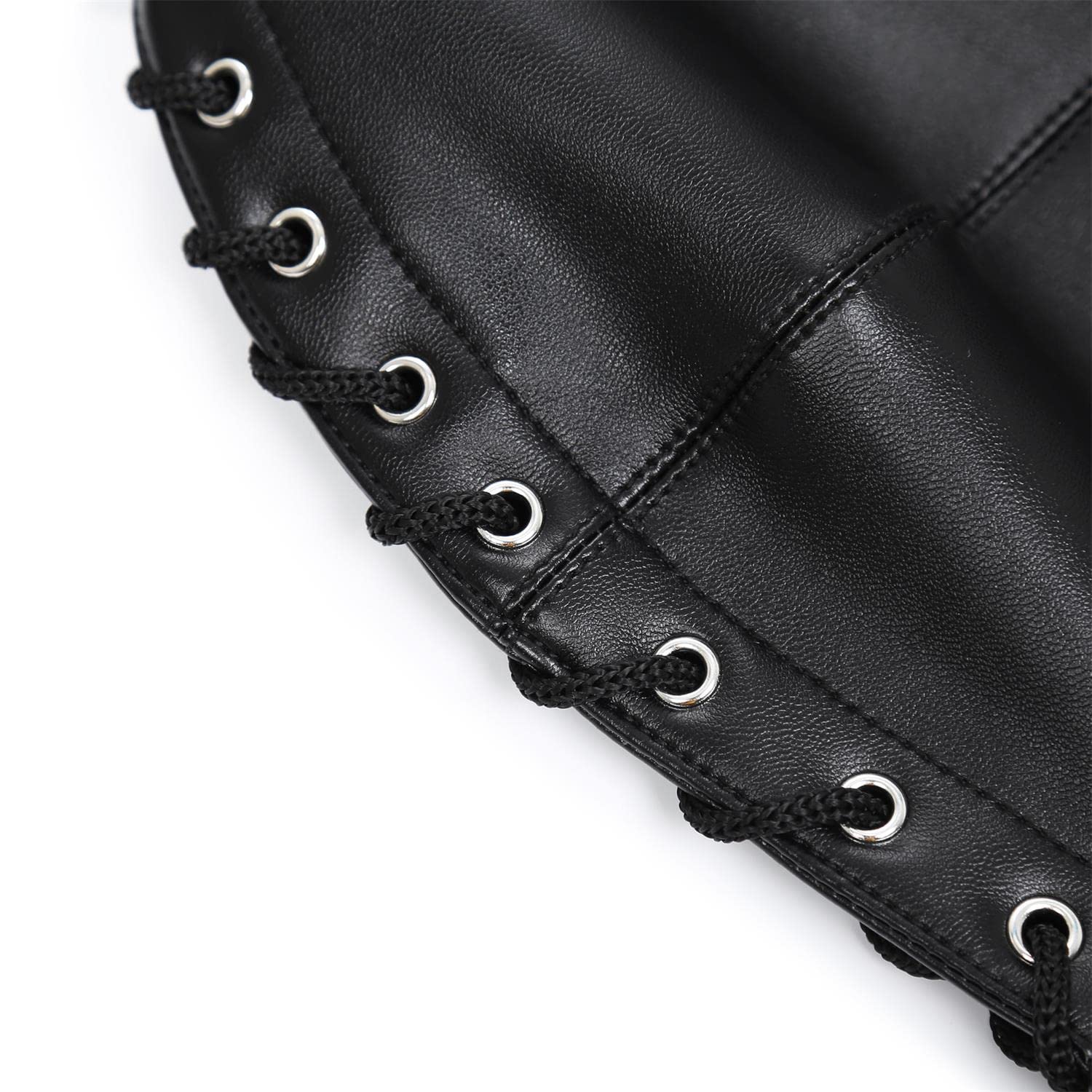 Cuero Cabeza Cubrir con Peluca Cola de Caballo Látex máscara de Cabeza Capucha de Goma para Cosplay Fiesta Ropa de Club