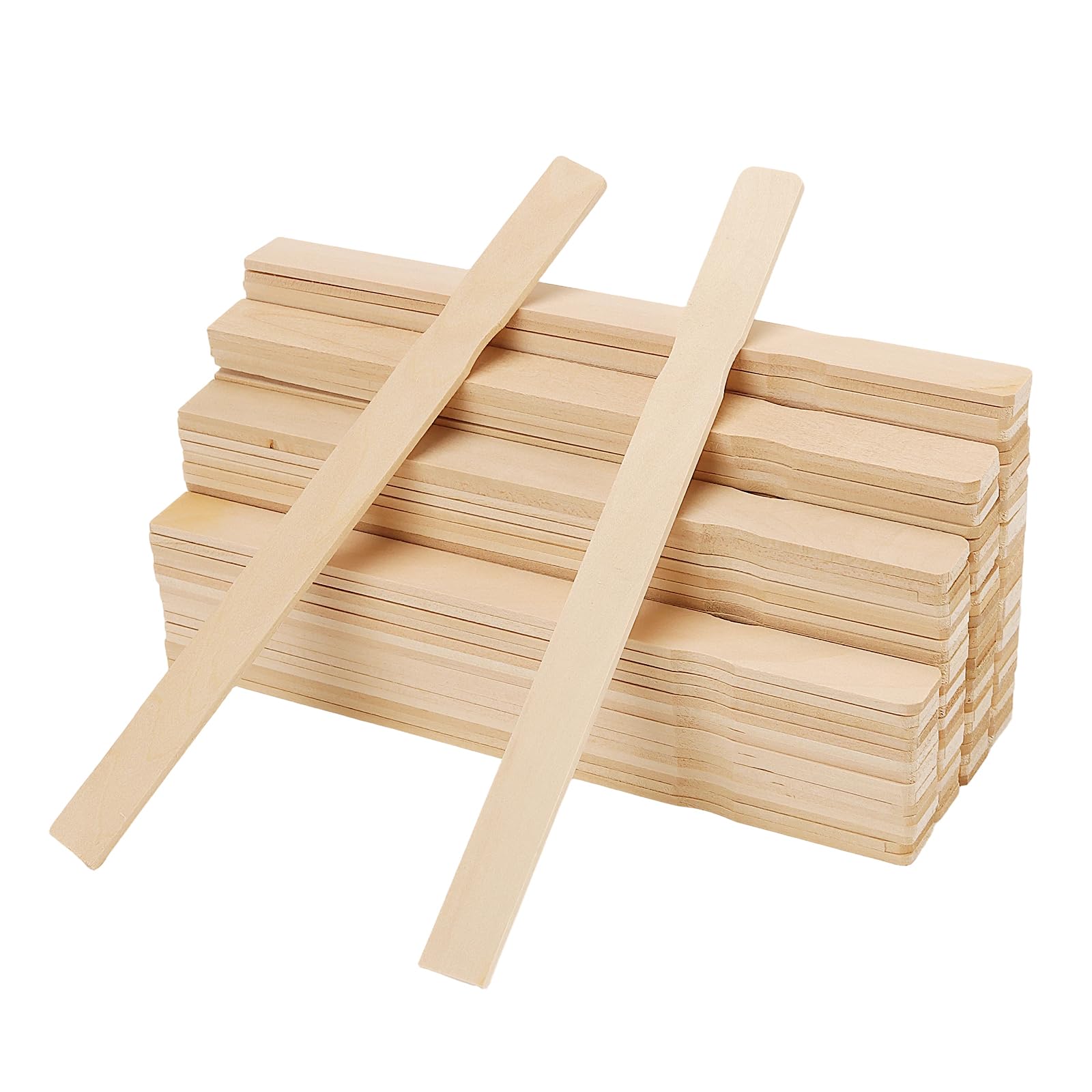 Bâtons mélangeurs de peinture en bois 30 cm KEILEOHO agitateur résine époxy et vernis - 100 pièces