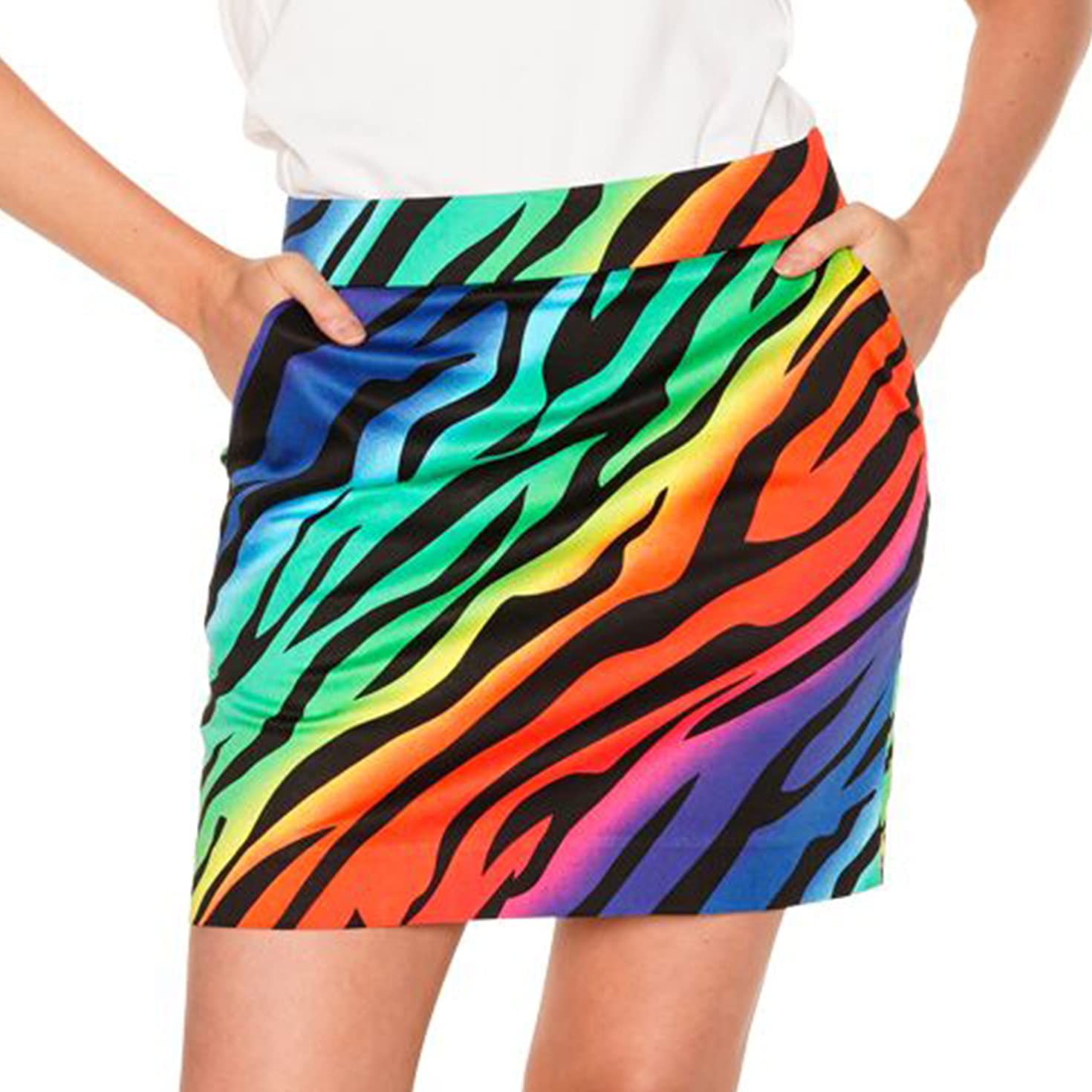 Royal & Awesome Wild Ones Womens Golf Skort,Wild Ones,UK 8