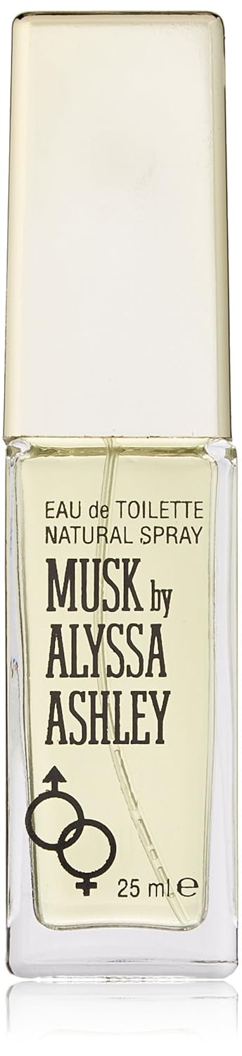 Alyssa Ashley Musk - Perfume for Men and Women with Citrus and Sicilian Bergamot - Travel Size Perfume Mini Fragrances - 0.85 oz EDT Spray
