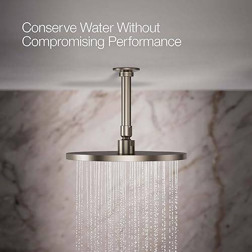 Miniatura 4 de Kohler K-13689-G-BN - Cabezal de ducha, níquel cepillado vibrante