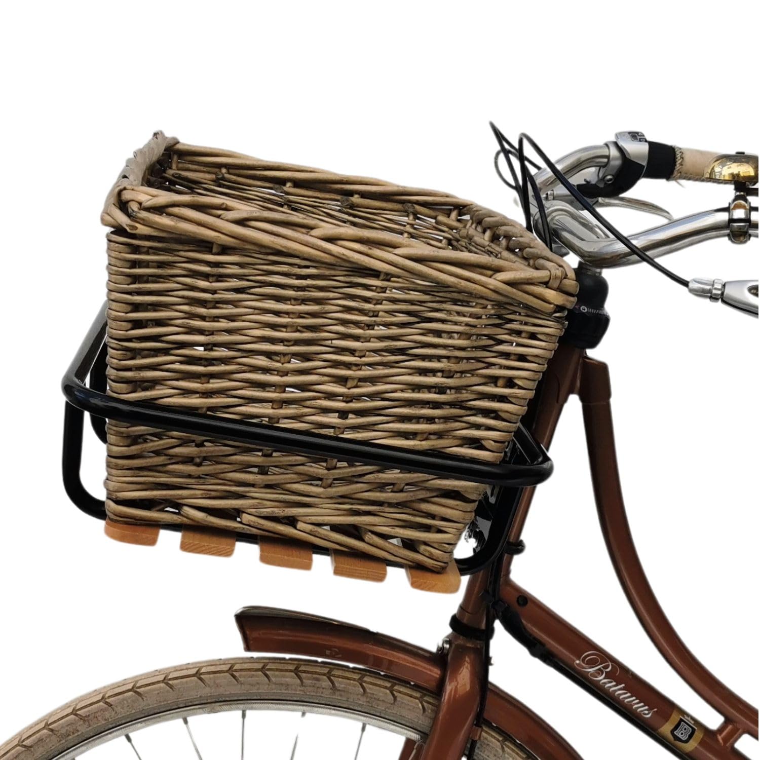 Metall-Fahrradkorb Vorne – Aluminium, Schnellspanner, Für Einkauf, Schule & Ausflüge (35x25x20,5 Cm) Metall-Fahrradkorb Vorne – Aluminium, Schnellspanner, Für Einkauf, Schule & Ausflüge (35x25x20,5 Cm)