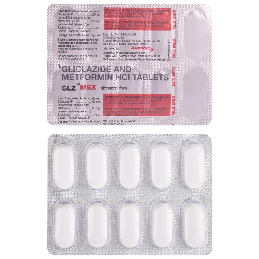 Glz Mex - Strip of 10 Tablets