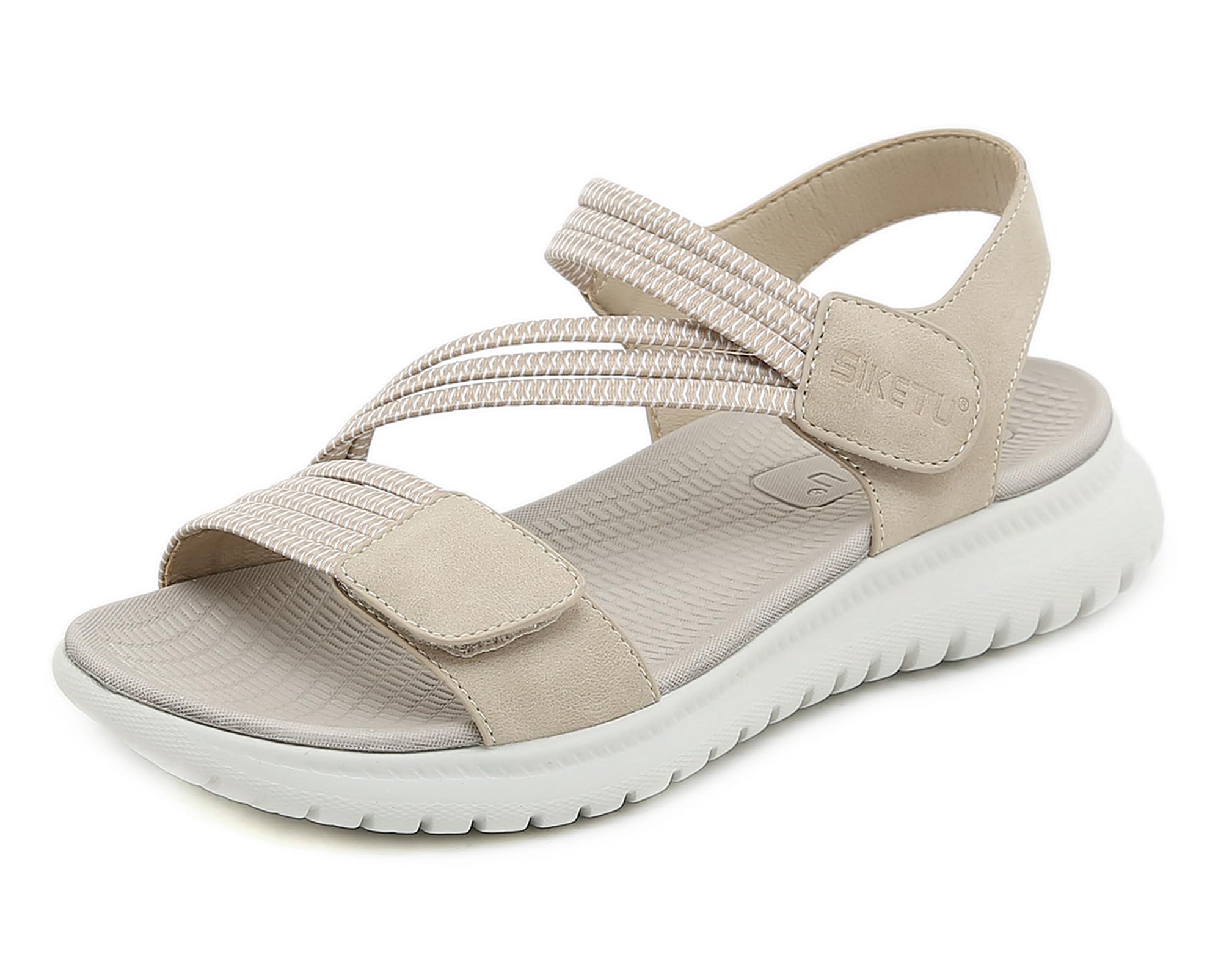 Meik Mangni Damen Sandalen Sommer Wandersandalen 35-42 EU | Freizeit,Plateau,Rutschfeste,Sandaletten,Sportsandalen,Wanderschuhe für Sport Strand