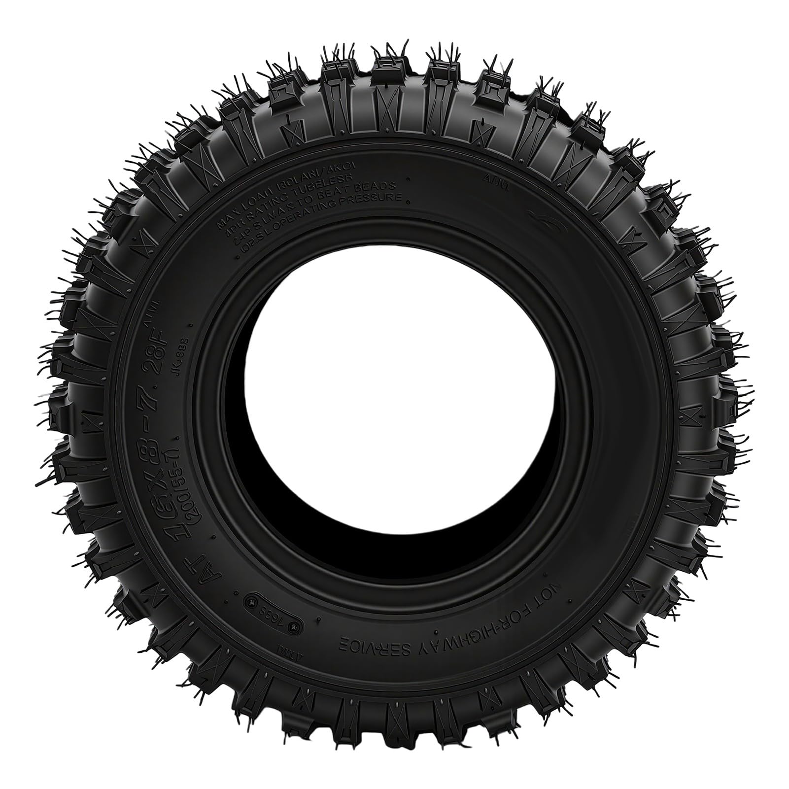 aqxreight Opona 16x8-7 4PR Tubeless Heavy Duty do Quada ATV UTV Off Road
