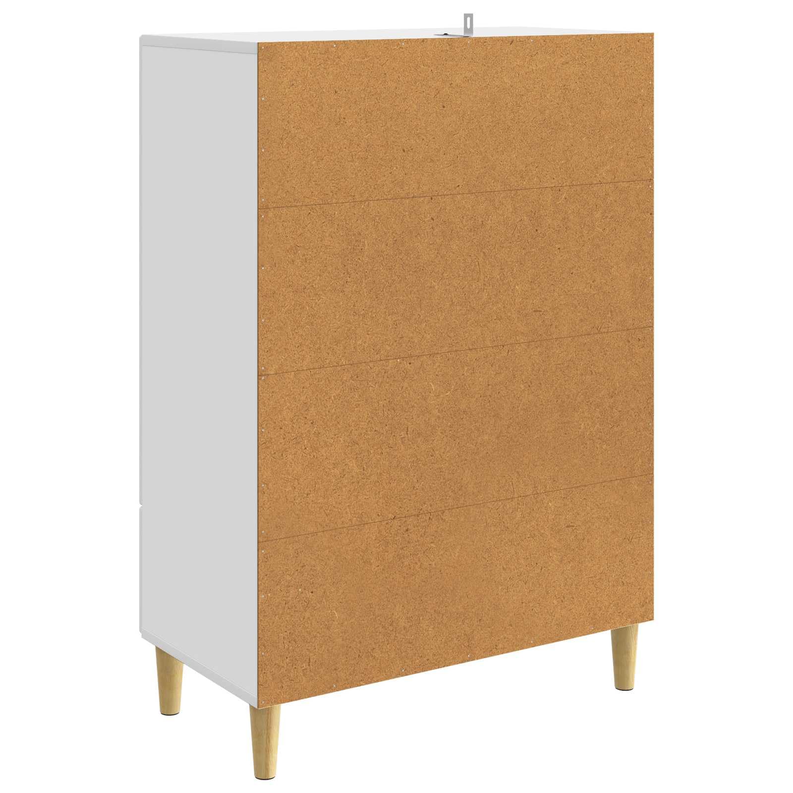 Credenza bianca, 66 x 34,5 x 95 cm, comò in legno