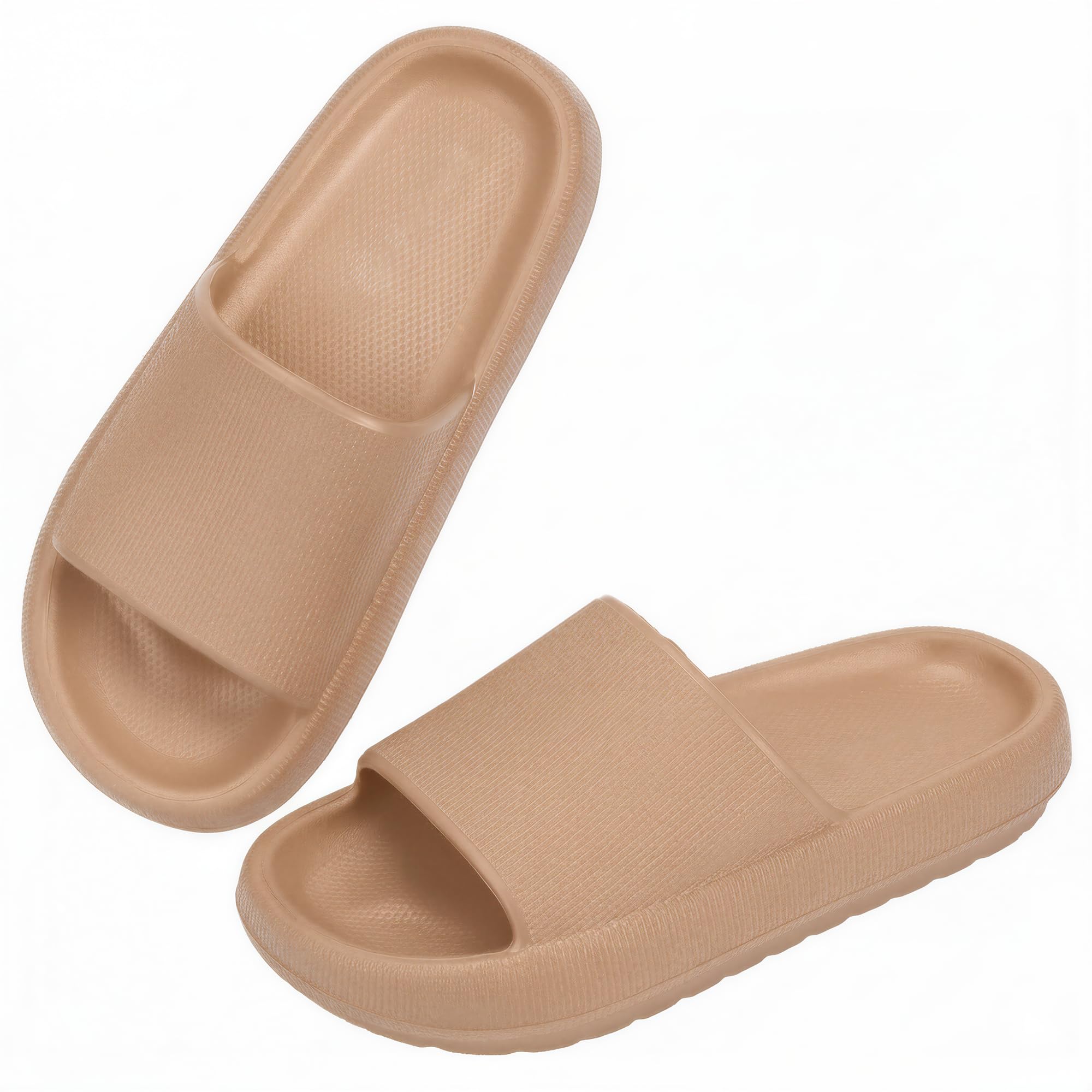 Ankis Badelatschen Damen & Herren,Badeschlappen & Schlappen Damen, Weiche Hausschuhe, Wolkenschuhe, Rutschfeste Badesandalen für Dusche Pool Strand & Sauna, Hausschuhe Damen