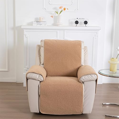 Miniatura 2 de EXTLEZSA Funda para reposabrazos de sofá, fundas impermeables para sillas reclinables, funda de forro polar para silla reclinable, protege las