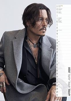 Official Johnny Depp Calendar 2026 : Johnny Depp: Amazon.co.uk: Books
