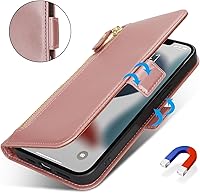Vista 193 de Havaya Funda para iPhone 13 Pro Max y iPhone 12 Pro Max, cartera compatible con magsaf 2 en 1, desmontable magnética con tarjetero y ranura trasera