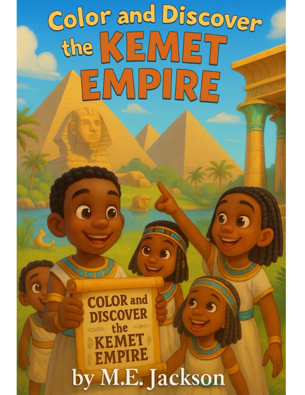 The Kemet Empire: Discover Africa’s Great Empires (The Kingdoms Forgotten Coloring Books)