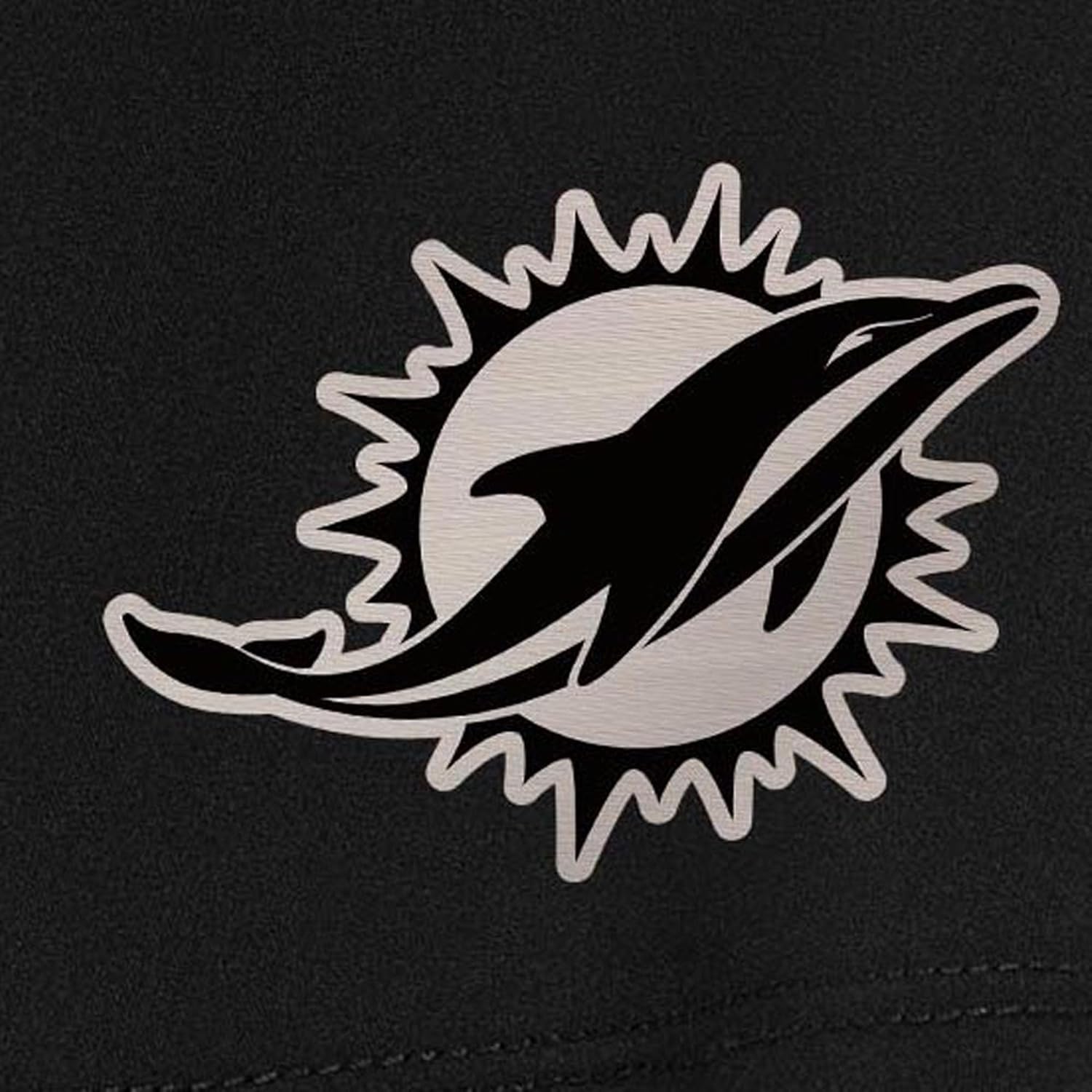 Antigua Women's Black Miami Dolphins Brushed Carbon Chip Skort
