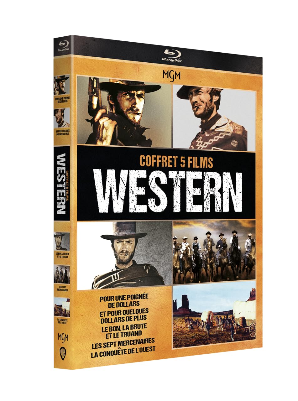 Mgm 100 ans - western - coffret 5 films