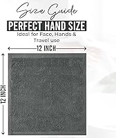 Vista 73 de DAN RIVER Juego de 4 toallas de baño, 27 x 54 pulgadas, 100% algodón, más grandes y ligeras, de secado rápido, súper suaves y absorbentes, toallas