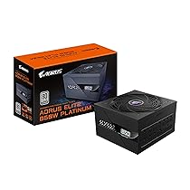 GIGABYTE AORUS ELITE P850W Alimentatore – PCIe 5.0, 80 PLUS Platinum, Design completamente modulare, Ventola da 120 mm, Compatibile con ATX 3.0, Spina EU