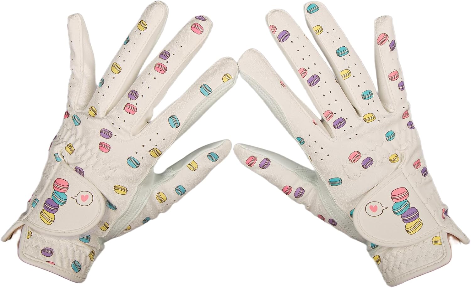 Ladies Women's Golf Gloves Both Hands,Non-Slip Wet Hot Cool Grip Golf Gloves Elastic Fabric Breathable,Left Right Handed rain hot Golf Accessories